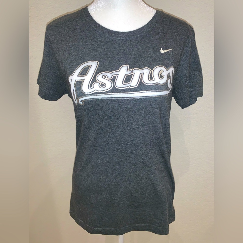 Women’s Nike slim fit Houston Astro’s t shirt grey sz medium